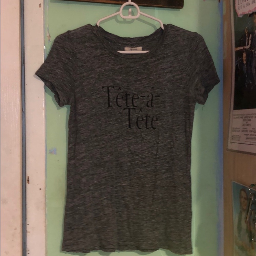 Madewell gray tee In extra small